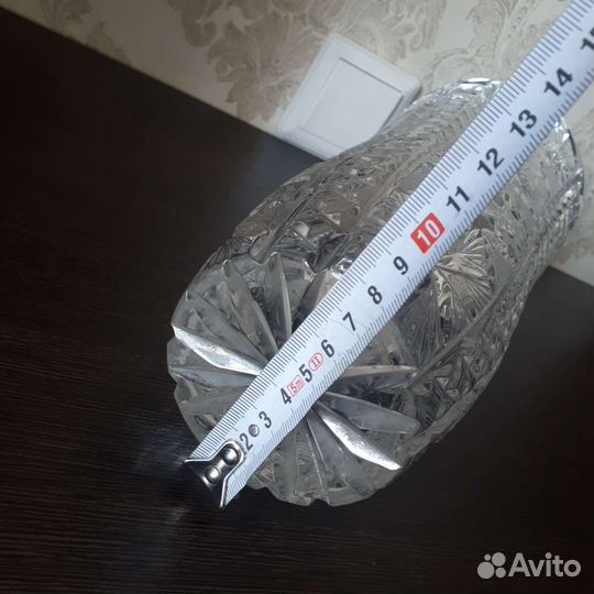 Хрустальная ваза для цветов СССР