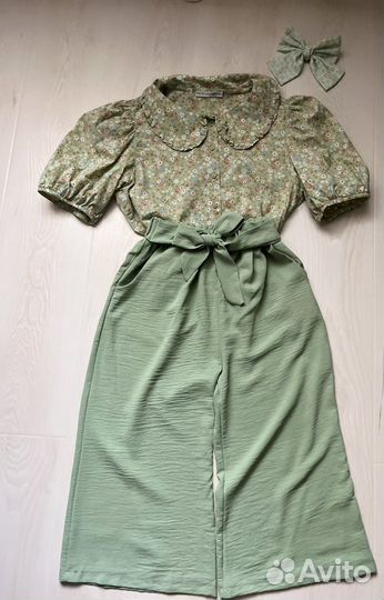 Костюм брюки и блузка