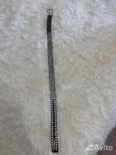 Ремень со стразами женский