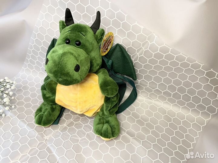 Детский рюкзак игрушка дракон новый