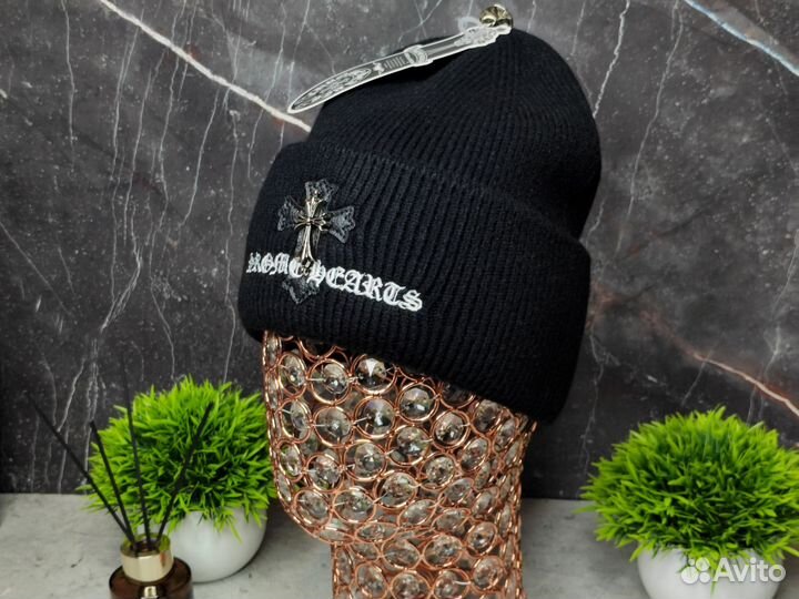 Шапка Chrome Hearts черная