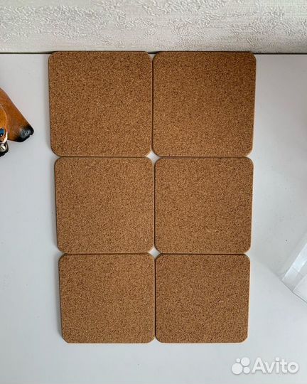 Подставки под чашки, бокалы