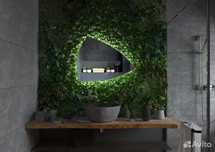 Зеркало с подсветкой для ванной