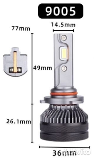 Светодиодные лампы HB3/9005