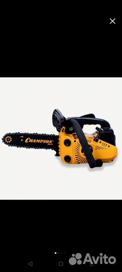 Бензопила чемпион 125 т одна ручка