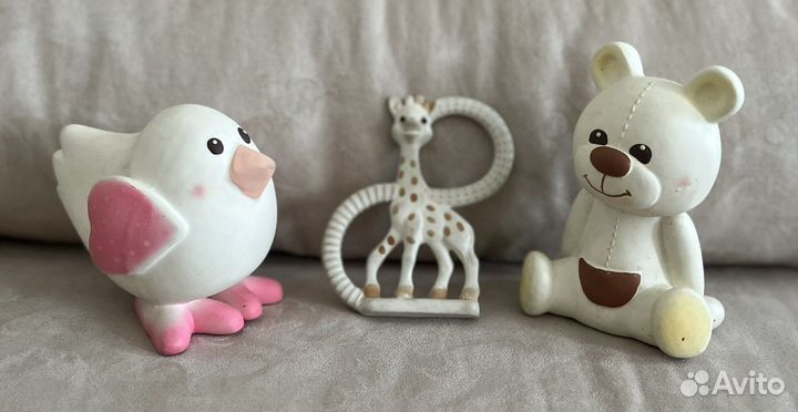 Игрушки- грызунки из каучука Жирафик Софи