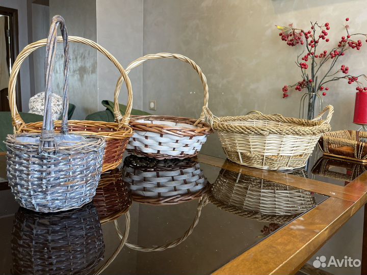 Корзина плетеная разные размеры