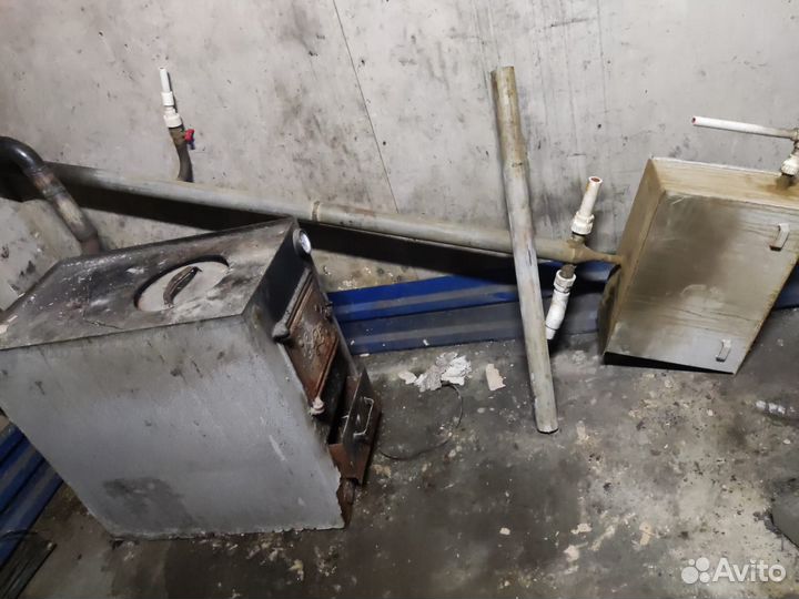 Водяной котел отопления +встроенный Тен электрич