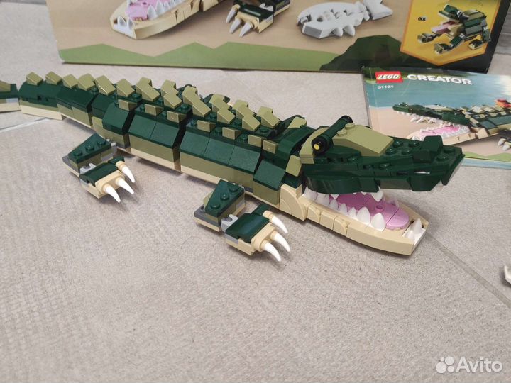 Lego Creator 3 в 1крокодил змея лягушка 31121