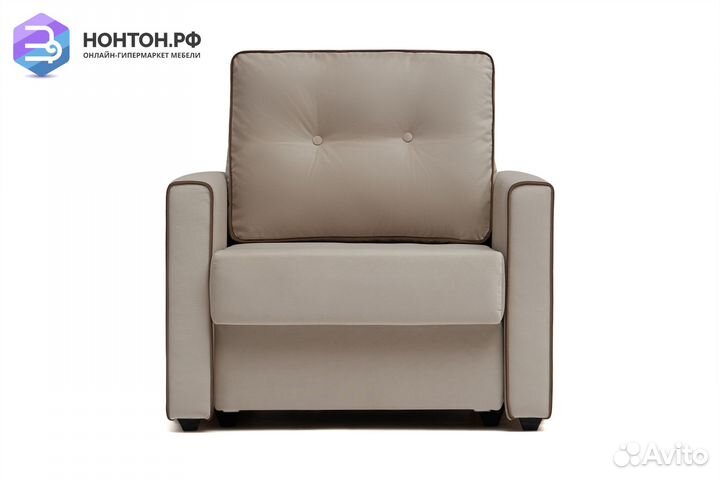Кресло еврокнижка Леон бежевое