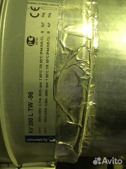 Канальный вентилятор systemair KV 200 L (19518SYS)