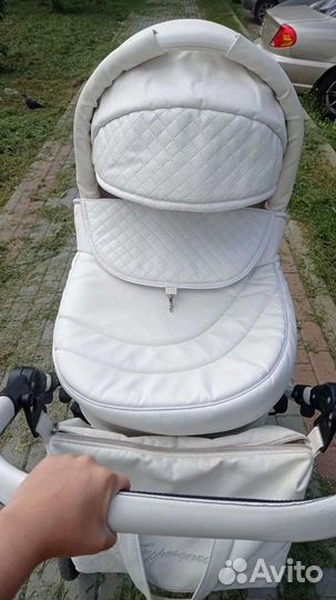 Коляска 2 в 1 эко кожа