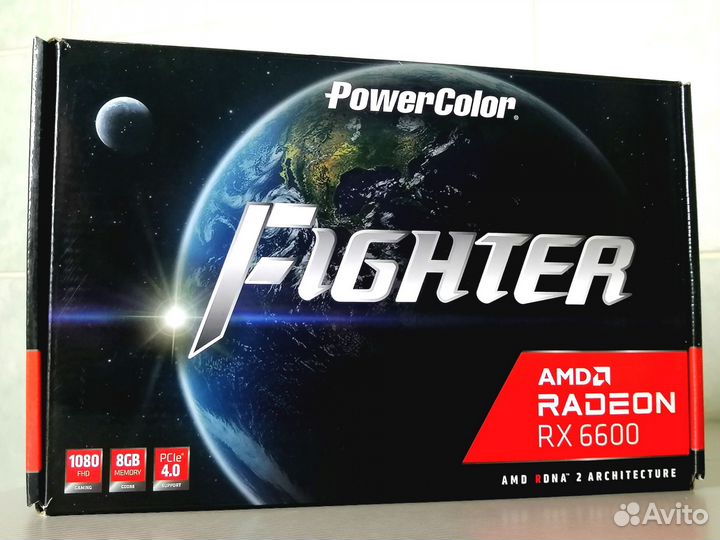 Игровой пк Rx 6600 8G+Ryzen 5 2600/16gb/NVMe+Hdd