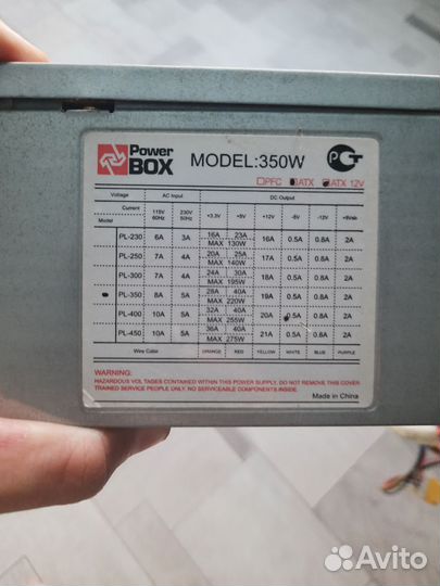Блок питания 350w