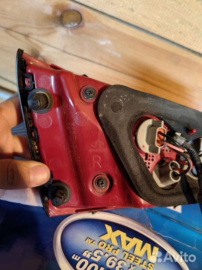 Фара задняя правая в багажник на Hyundai Solaris 2