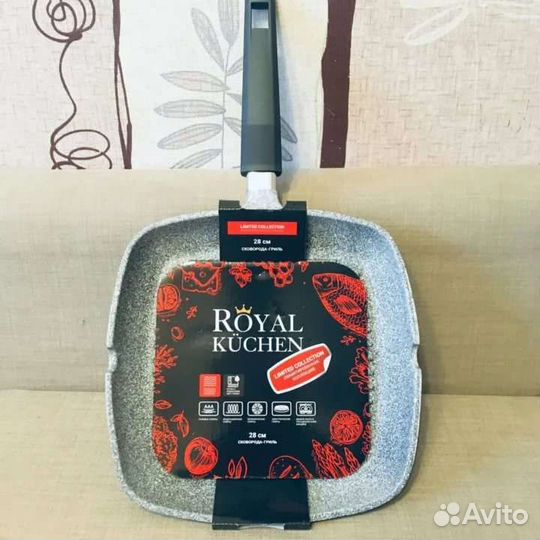 Сковорода гриль новая