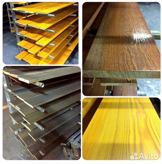 Покраска дерева, пиломатериала, имитации бруса