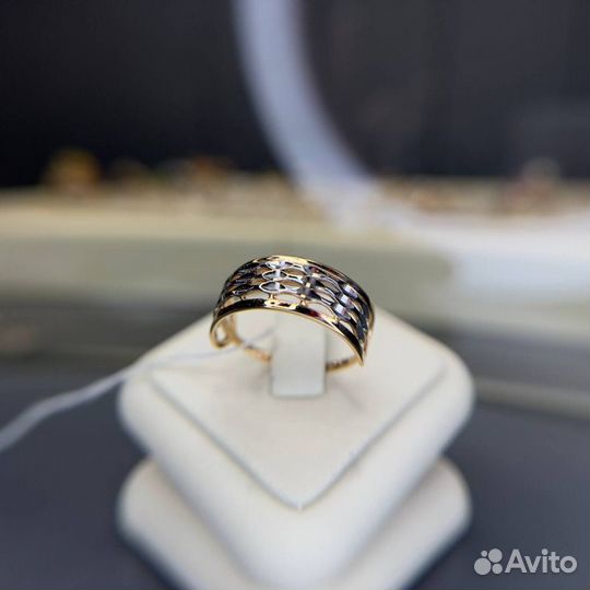 Золотое кольцо 585 проба золото