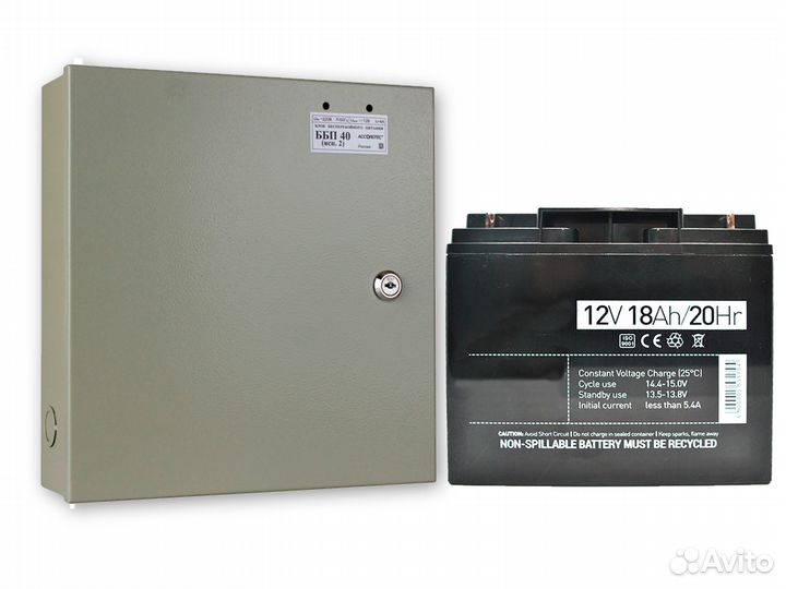 AccordTec ббп-40 исп.2 + Аккумулятор (12В 18Ач)