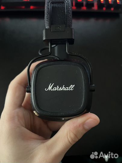 Беспроводные наушники marshall major iv black