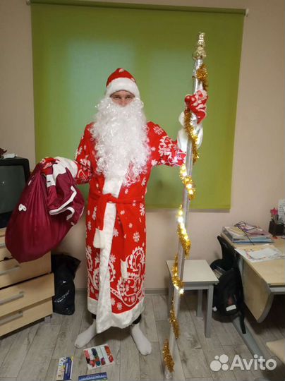 Дед Мороз и снегурочка костюмы на прокат