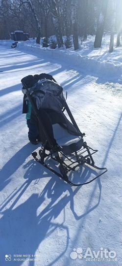 Детские санки коляска бу