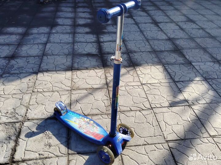 Самокат детский трехколесный бу
