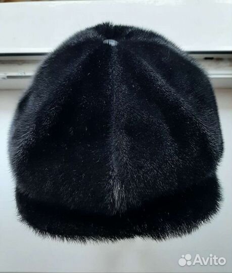 Мужская меховая кепка из нерпы