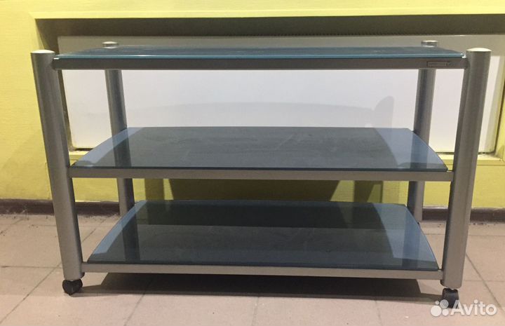 Стеклянная тумба под тв телевизор