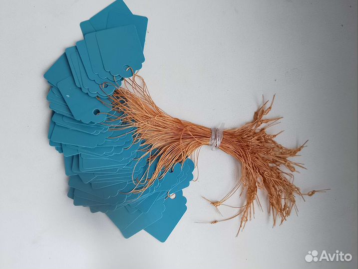 Бирки маленькие пластик