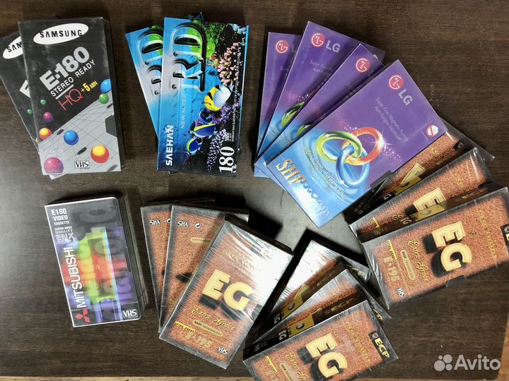 Видеокассеты новые запечатанные