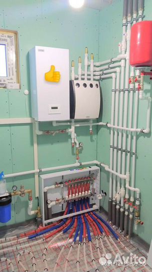 Отопление, Водоснабжение, Канализация, Теплый пол