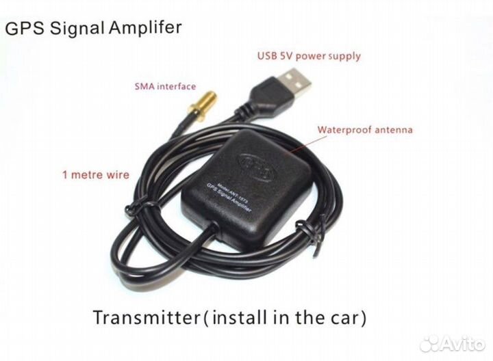 Автомобильный GPS усилитель антенны сигнала GPS