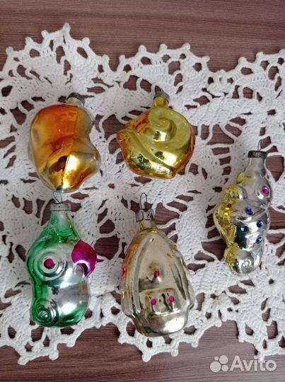 Елочные игрушки СССР