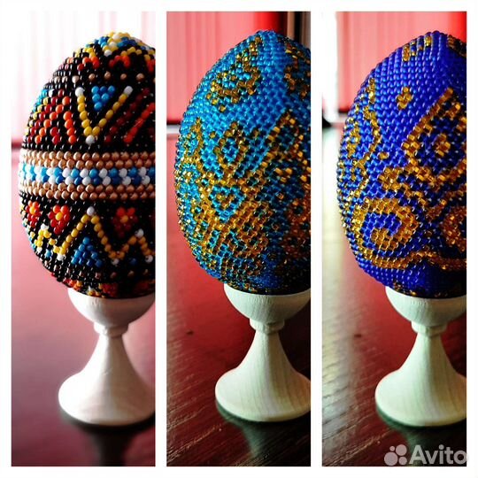 Пасхальное яйцо из бисера