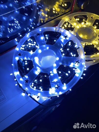 Гирлянда уличная 50 метров новая