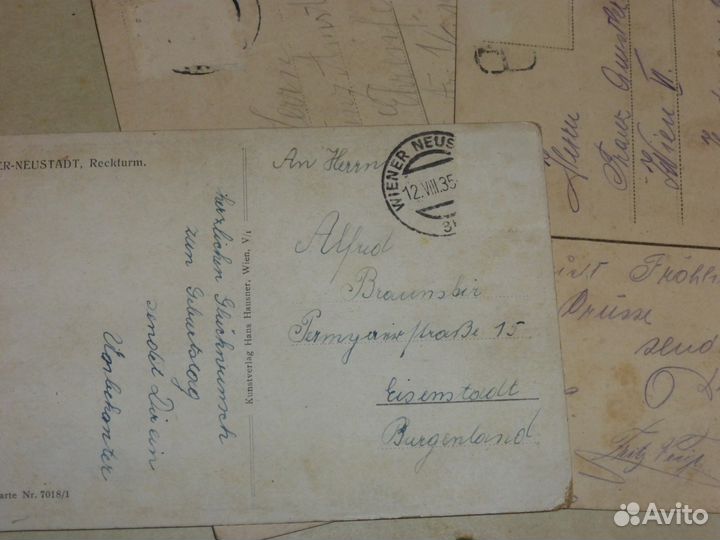 Открытки Австрия 20-30 гг