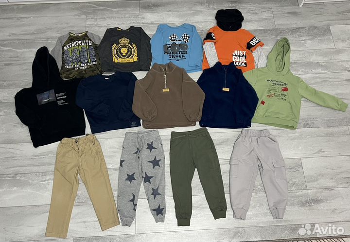 Одежда пакетом для мальчика 104-110