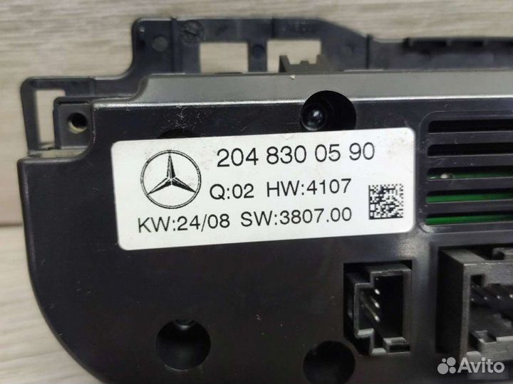 Блок управления климат-контролем Mercedes C W204