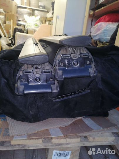 Багажник thule на релинги бу