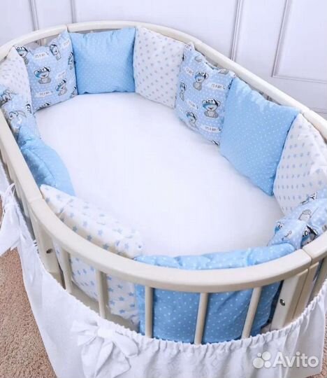 Бортики в детскую кроватку