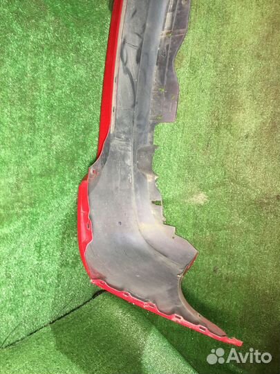 Бампер задний Honda FIT GD1GD2GD3GD4 Красныйцарапи