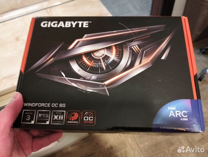 Видеокарта gigabyte Intel Arc A380 windforce OC