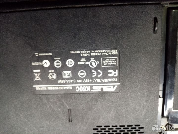 Asus K50C на запчасти