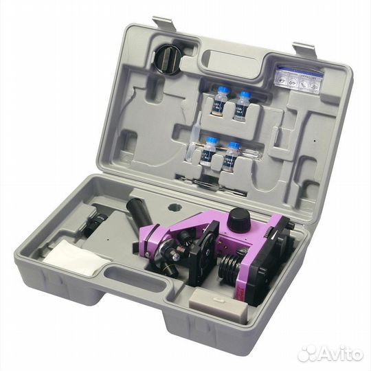 Микроскоп Микромед «Эврика» 40х–400х, аметист