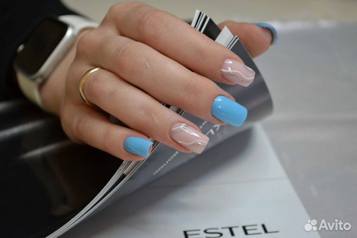 Маникюр на дому наращивание ногтей