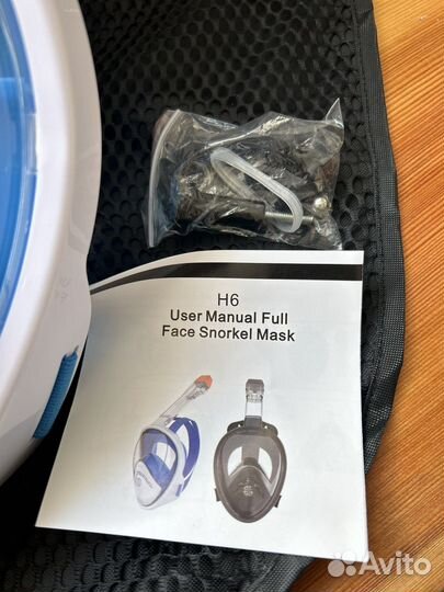 Маска для снорклинга размер lxl