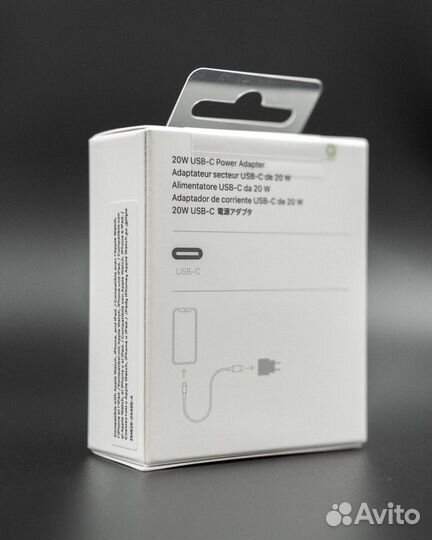 Блок Питания для iPhone USB-C мощностью 20W