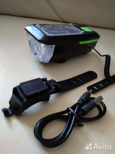 Новый мощный велосипедный Фонарь с сигналом