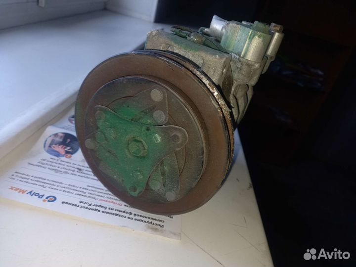 Компрессор кондиционера митскбиси кантер фуссо